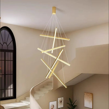 Lampadario contemporaneo da ingresso Cora