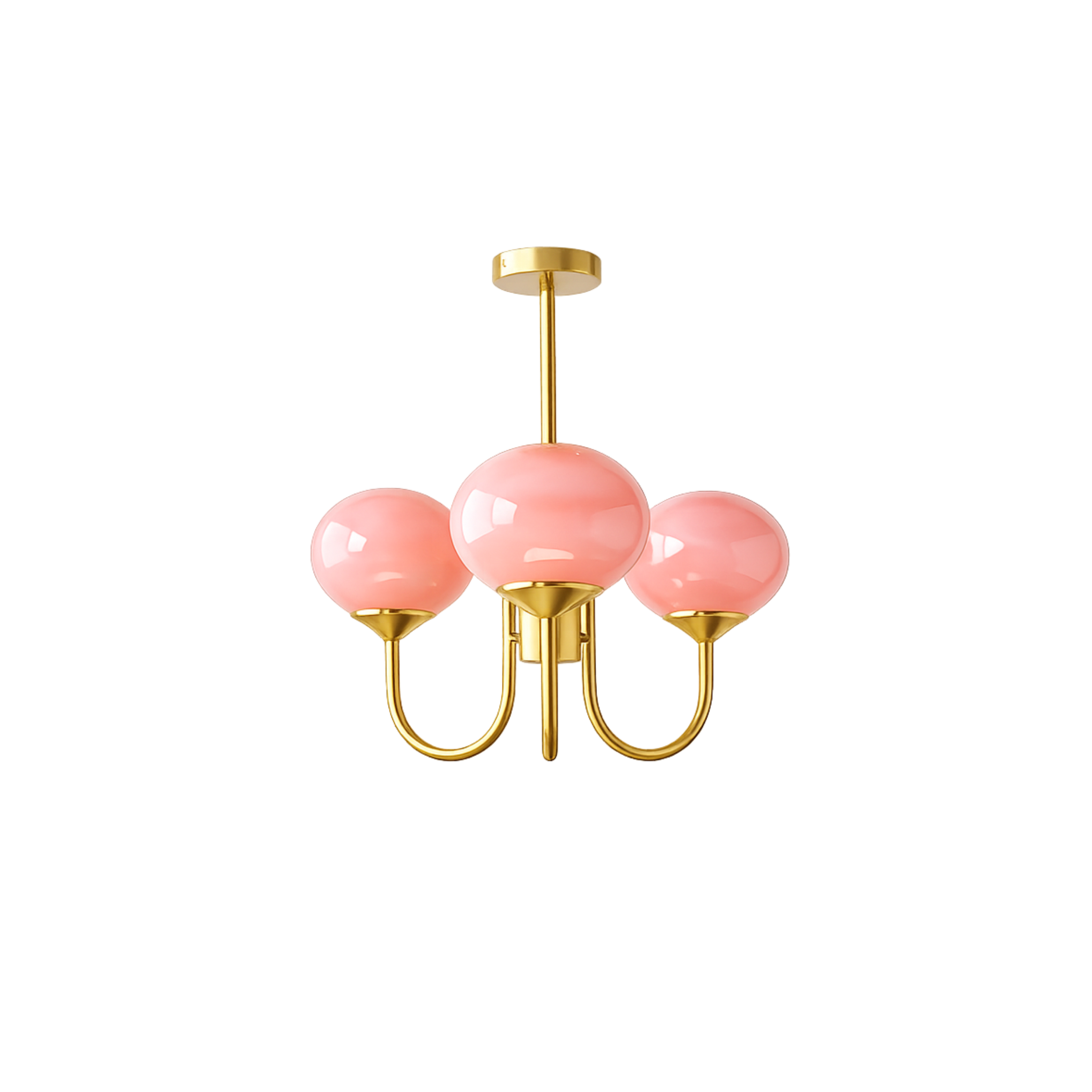 Lampadario da soffitto a globi in vetro
