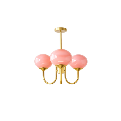 Lampadario da soffitto a globi in vetro
