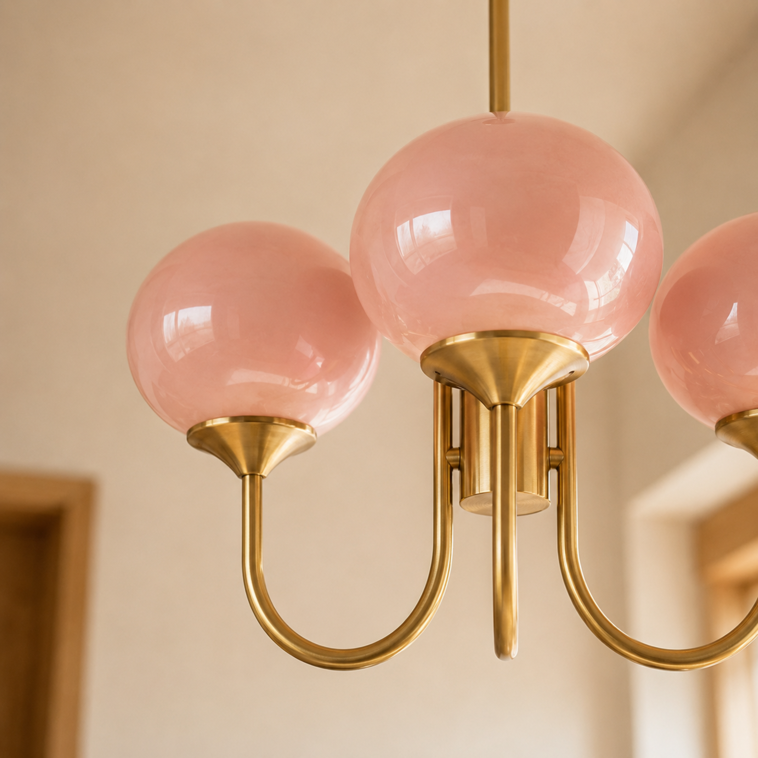 Lampadario da soffitto a globi in vetro