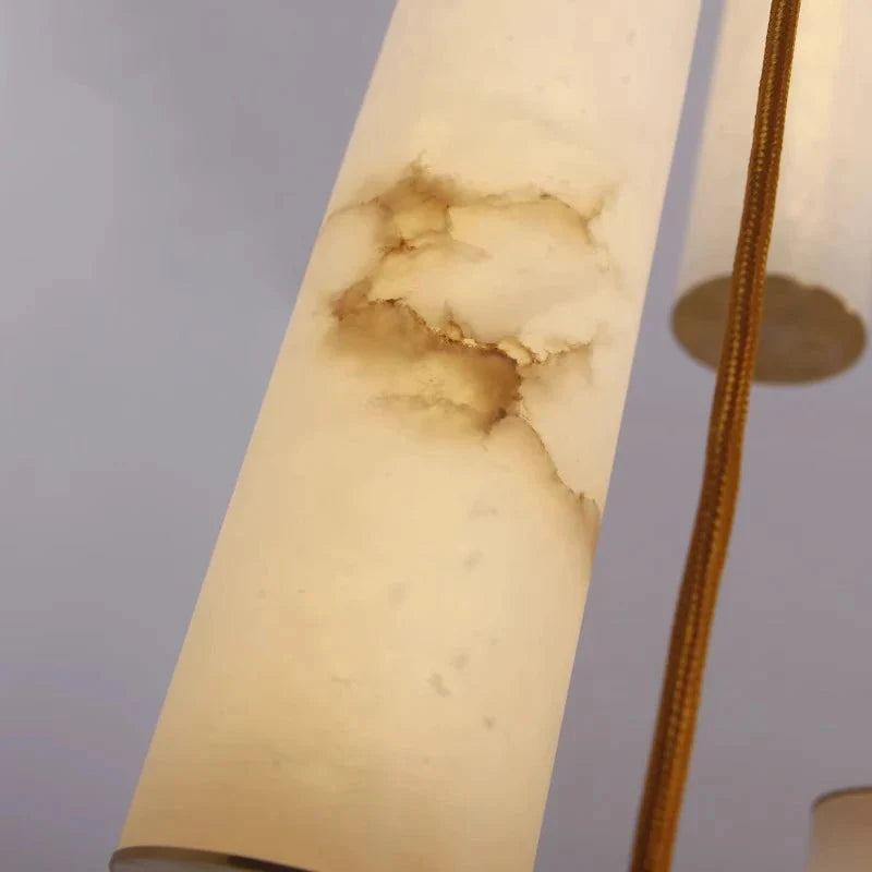 Lampadario Darlen moderno per scale in marmo con telecomando