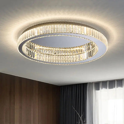 Lampadario in cristallo a plafoniera a soffitto Elizza