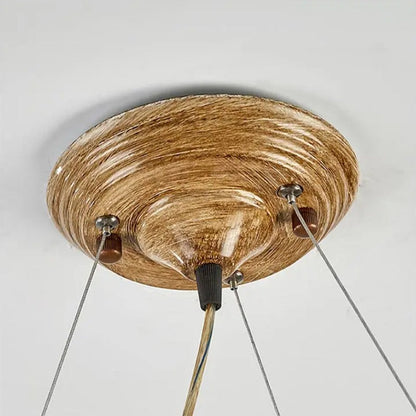 Lampadario Madelyn rustico a rami con globi in vetro satinato o trasparente