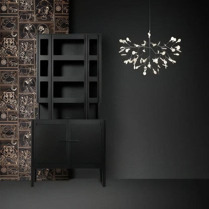 Lampadario moderno a rami Heracleum con luce LED