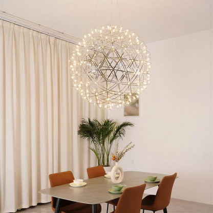 Lampadario moderno a sfera in stile globo per sala da pranzo