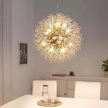Lampadario moderno a soffione, elegante lampada a sospensione