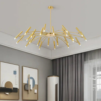 Lampadario moderno da soffitto Berny a raggiera 12/18/24 luci