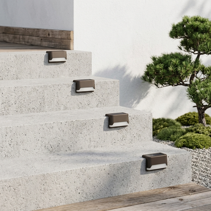 Lampade da giardino solari per scale e vialetti con sensore crepuscolare IP44