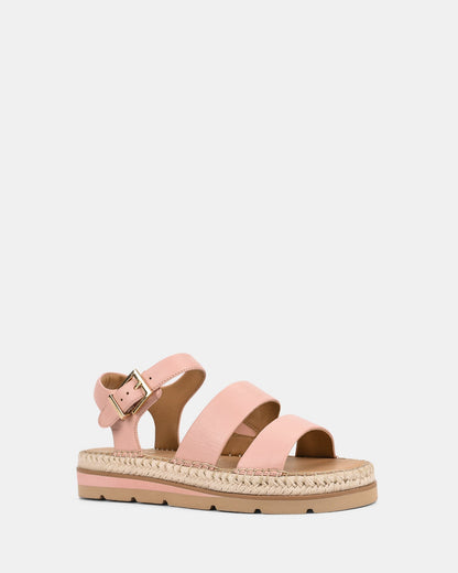Livietta espadrillas donna con plateau intrecciato e cinturino alla caviglia, foto 1