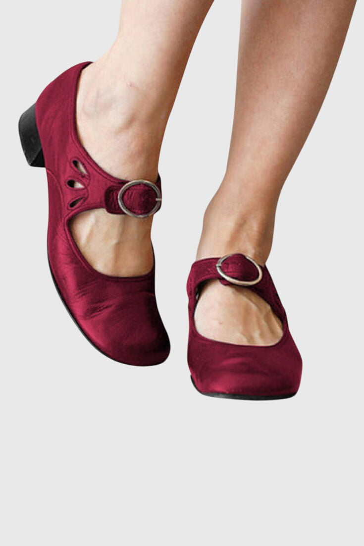 Maria Paola scarpe mary jane donna con fibbia e tacco basso, foto 1