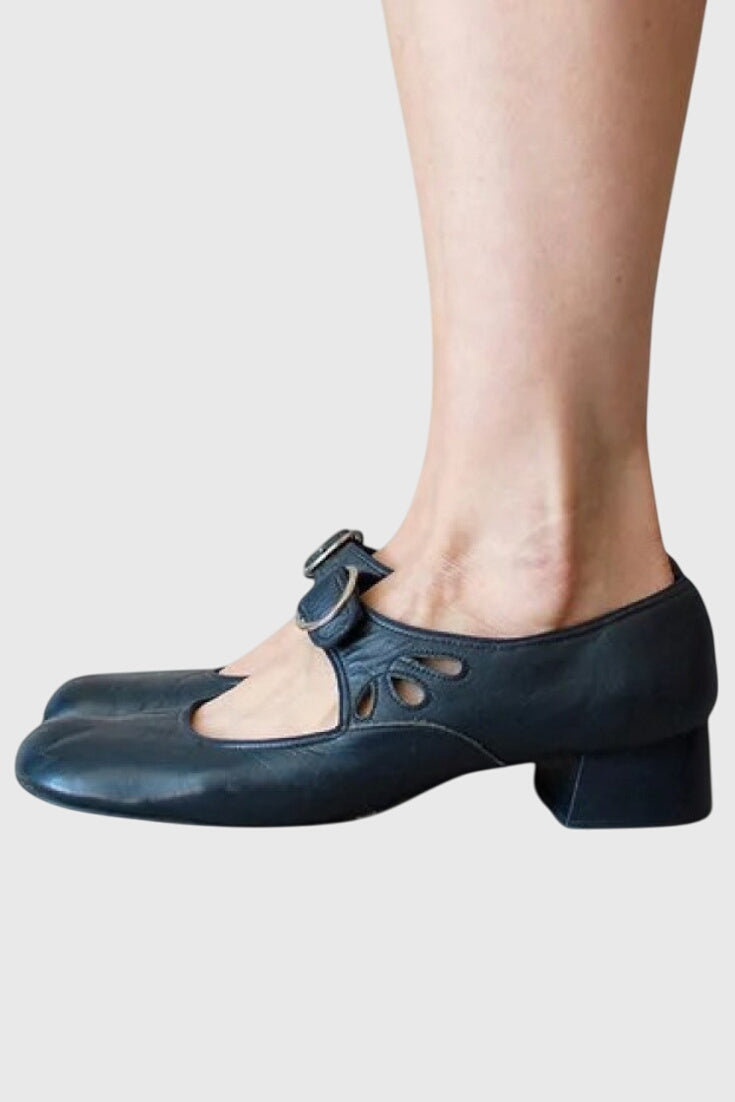 Maria Paola scarpe mary jane donna con fibbia e tacco basso, foto 4