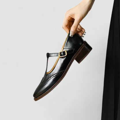Maria Viviana scarpe mary jane donna con cinturino a t e tacco largo, foto 8