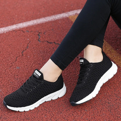 Marzia sneakers donna in rete con lacci e suola scolpita, foto 4