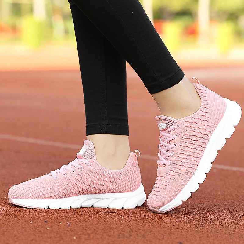 Marzia sneakers donna in rete con lacci e suola scolpita, foto 6