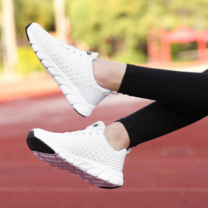 Marzia sneakers donna in rete con lacci e suola scolpita, foto 9