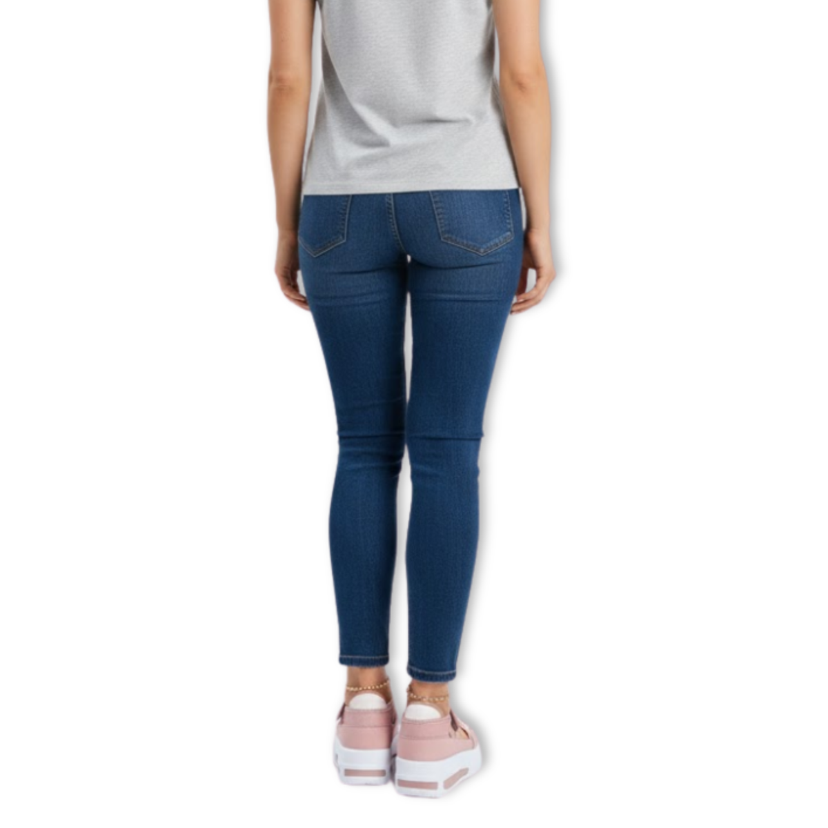 Mirella sneakers donna con plateau e chiusura a strappo, foto 3