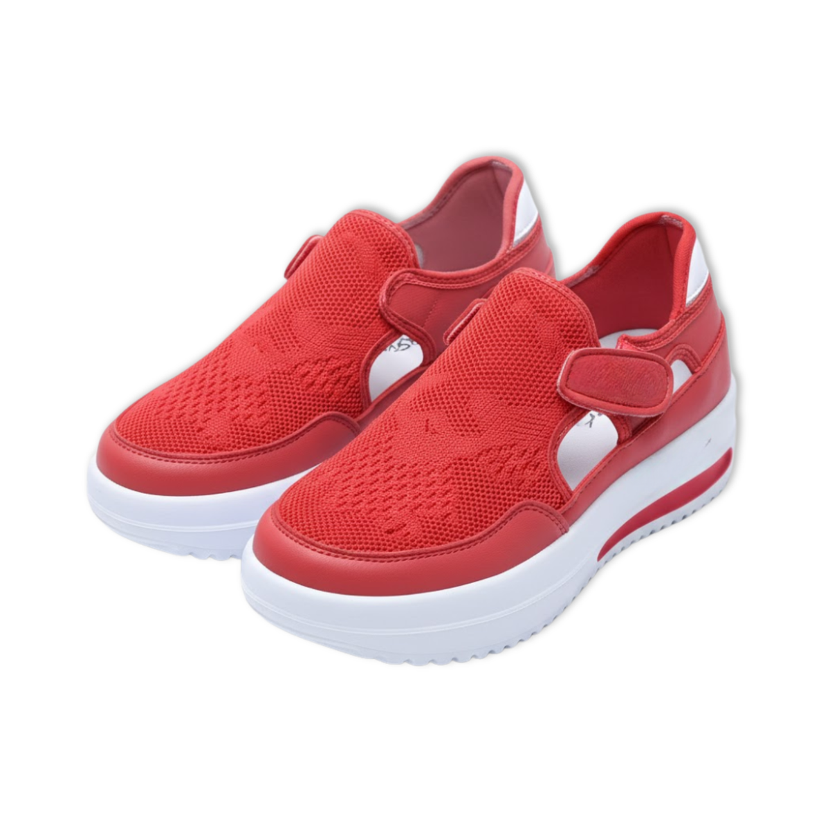 Mirella sneakers donna con plateau e chiusura a strappo, foto 5