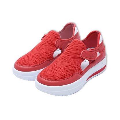 Mirella sneakers donna con plateau e chiusura a strappo, foto 5