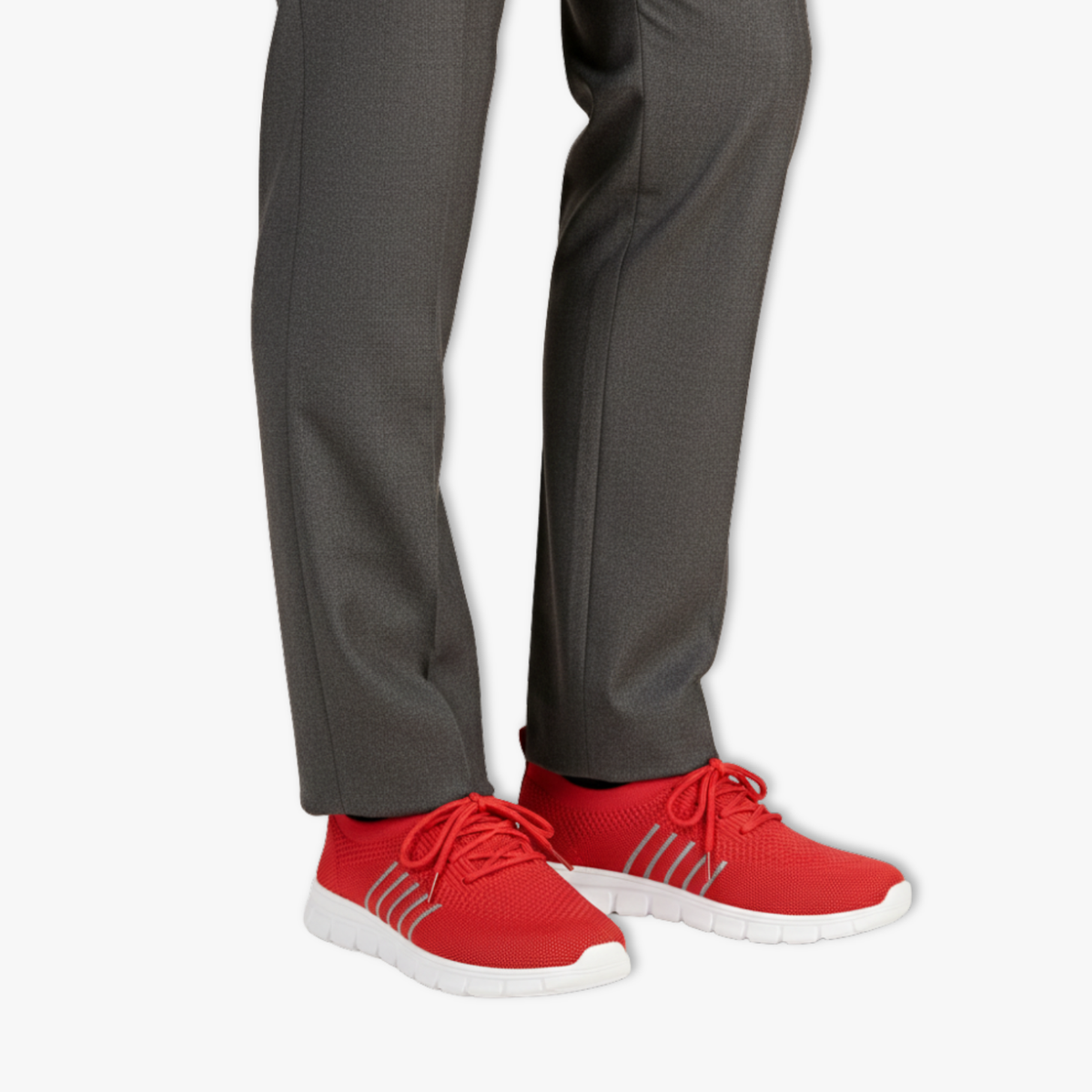 Monica sneakers donna in rete con collo a calza, foto 2