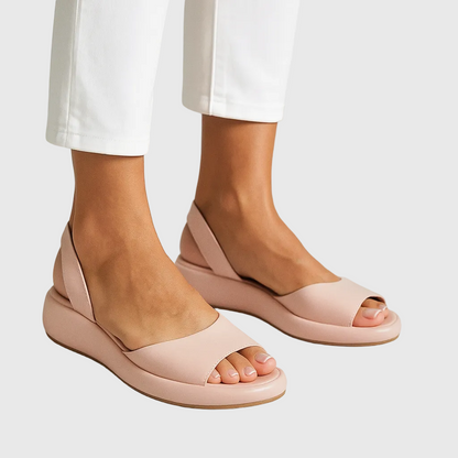 Ninetta sandali donna con fascia larga e cinturino sul tallone, foto 5