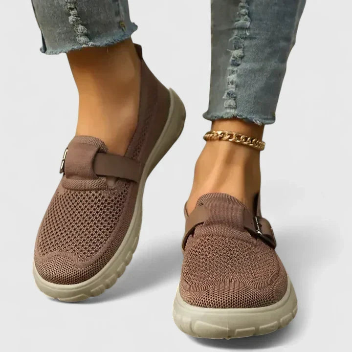 Onorina scarpe mary jane donna con fibbia e tomaia traforata, foto 3