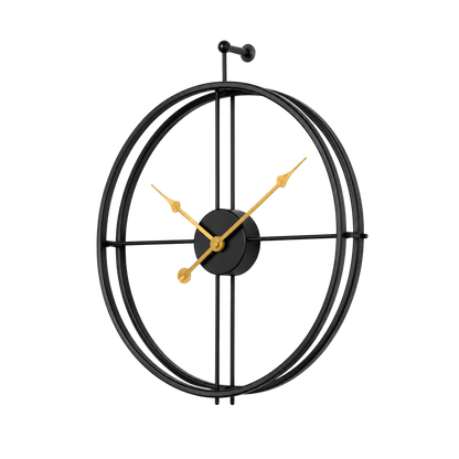 Orologio da parete silenzioso minimalista in ferro