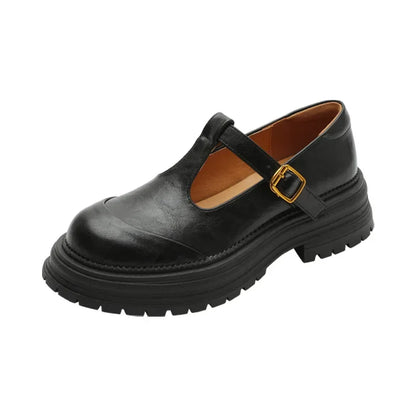 Piera scarpe mary jane donna con cinturino a t e plateau, foto 6