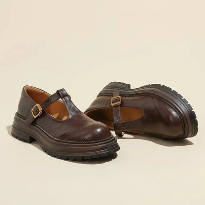 Piera scarpe mary jane donna con cinturino a t e plateau, foto 7