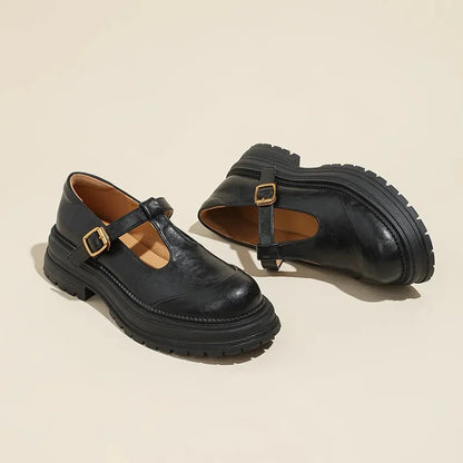 Piera scarpe mary jane donna con cinturino a t e plateau, foto 8