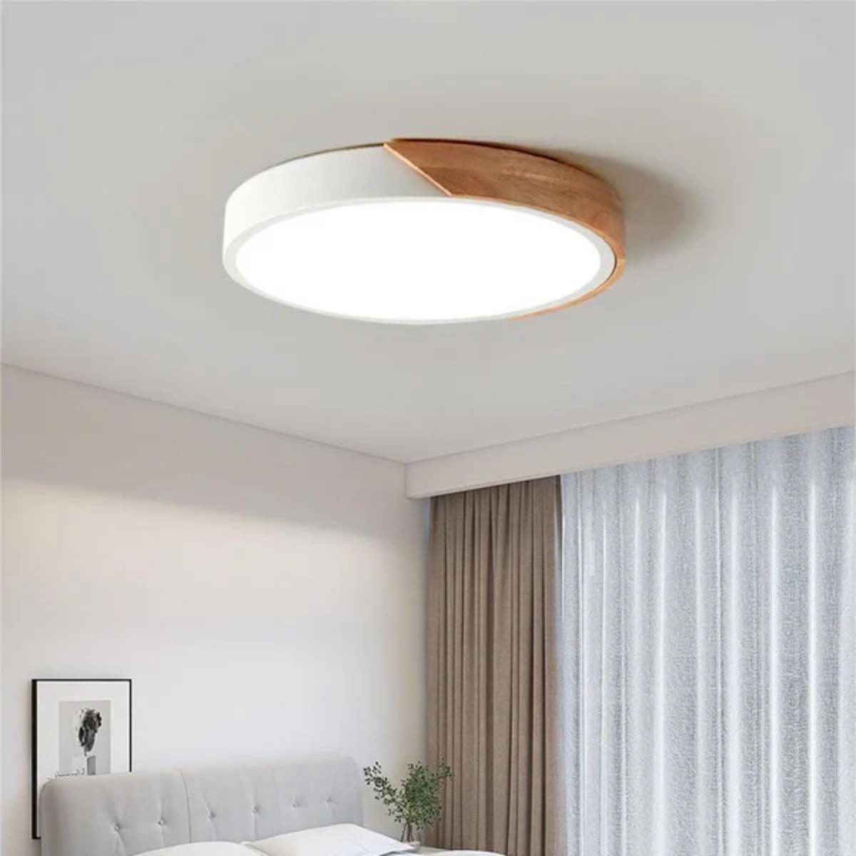 Plafoniera a soffitto circolare moderna e minimalista