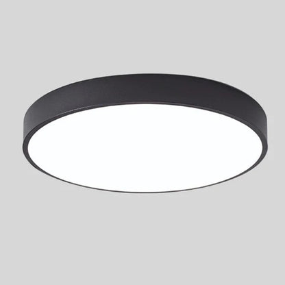 Plafoniera a soffitto circolare moderna e minimalista