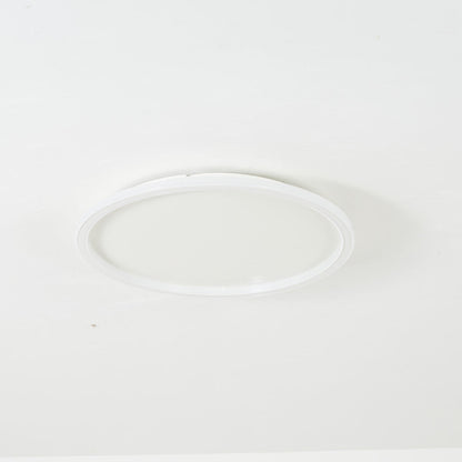 Plafoniera a soffitto LED ad anello rotondo sottile, nera e bianca
