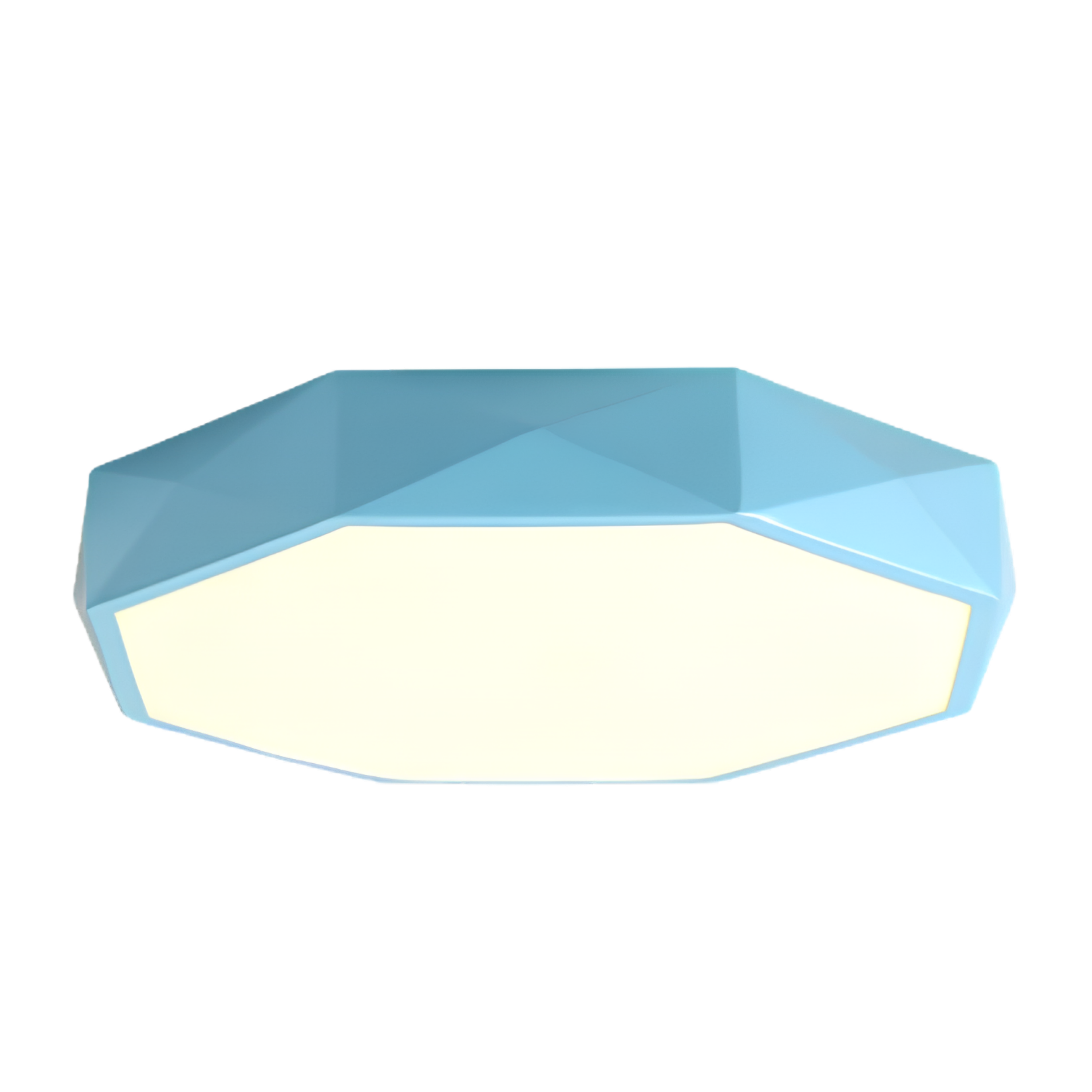 Plafoniera a soffitto LED geometrica grigia