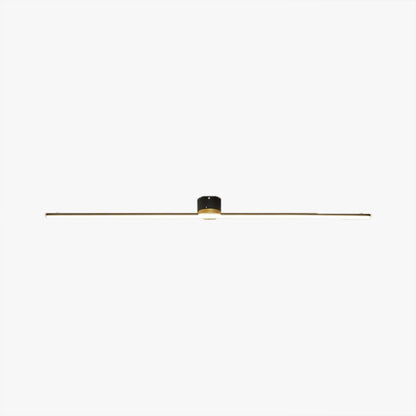 Plafoniera a soffitto LED lineare a barra sottile minimalista nera e bianca