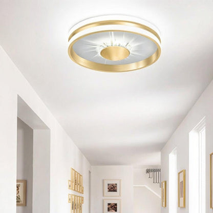 Plafoniera a soffitto LED moderna con dettagli in cristallo K9