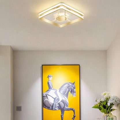 Plafoniera a soffitto LED moderna con dettagli in cristallo K9
