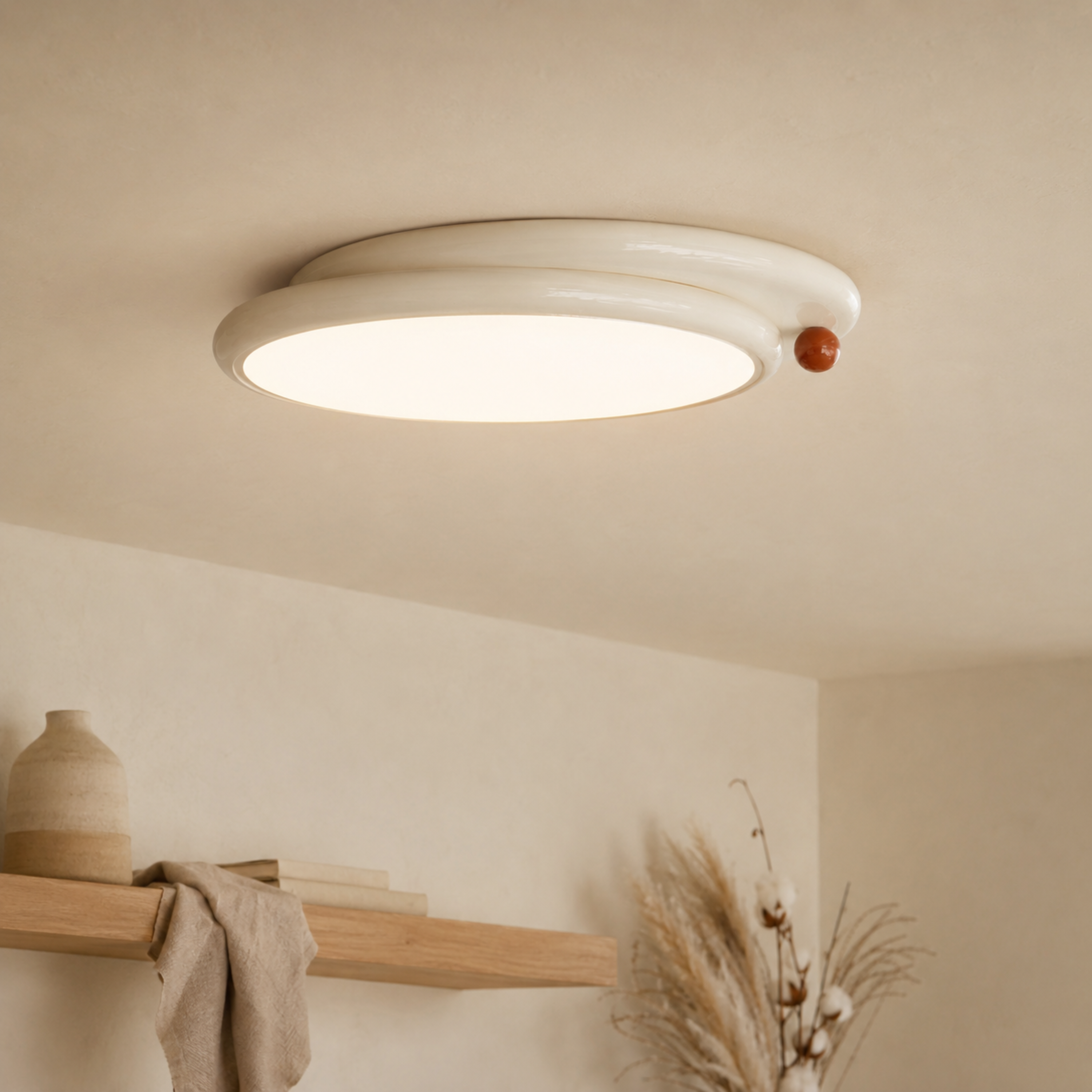 Plafoniera a soffitto LED moderna in acrilico e ferro