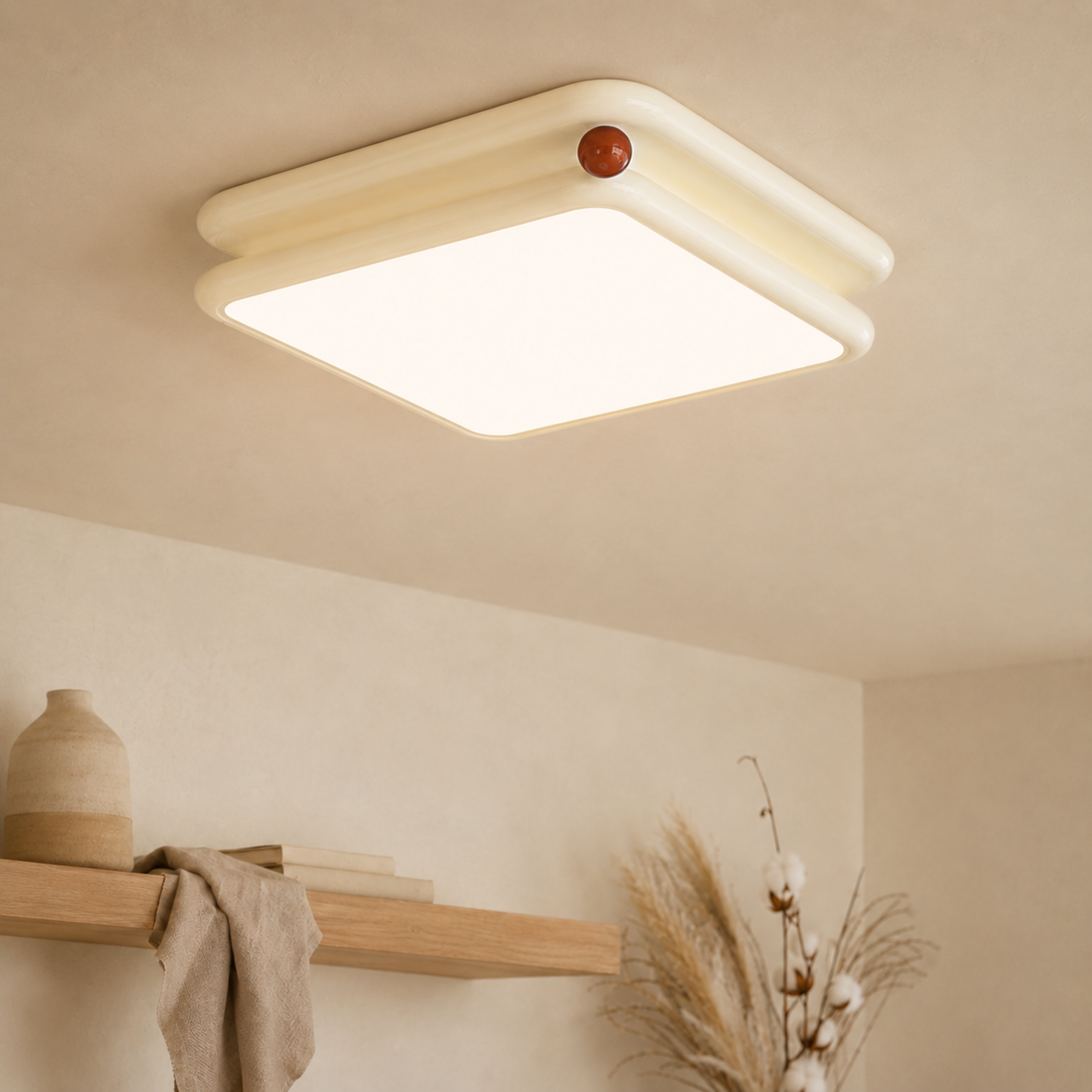 Plafoniera a soffitto LED moderna in acrilico e ferro