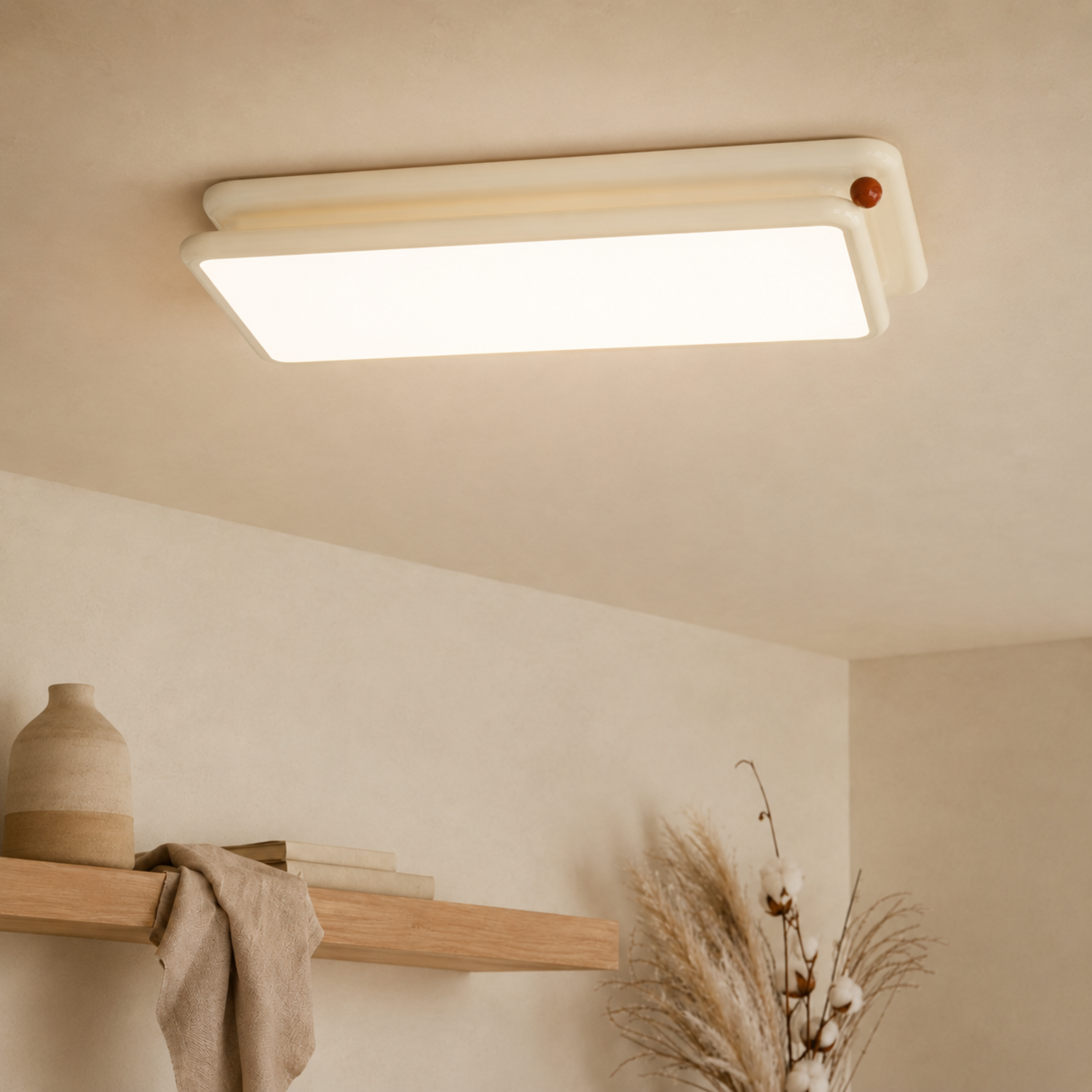Plafoniera a soffitto LED moderna in acrilico e ferro