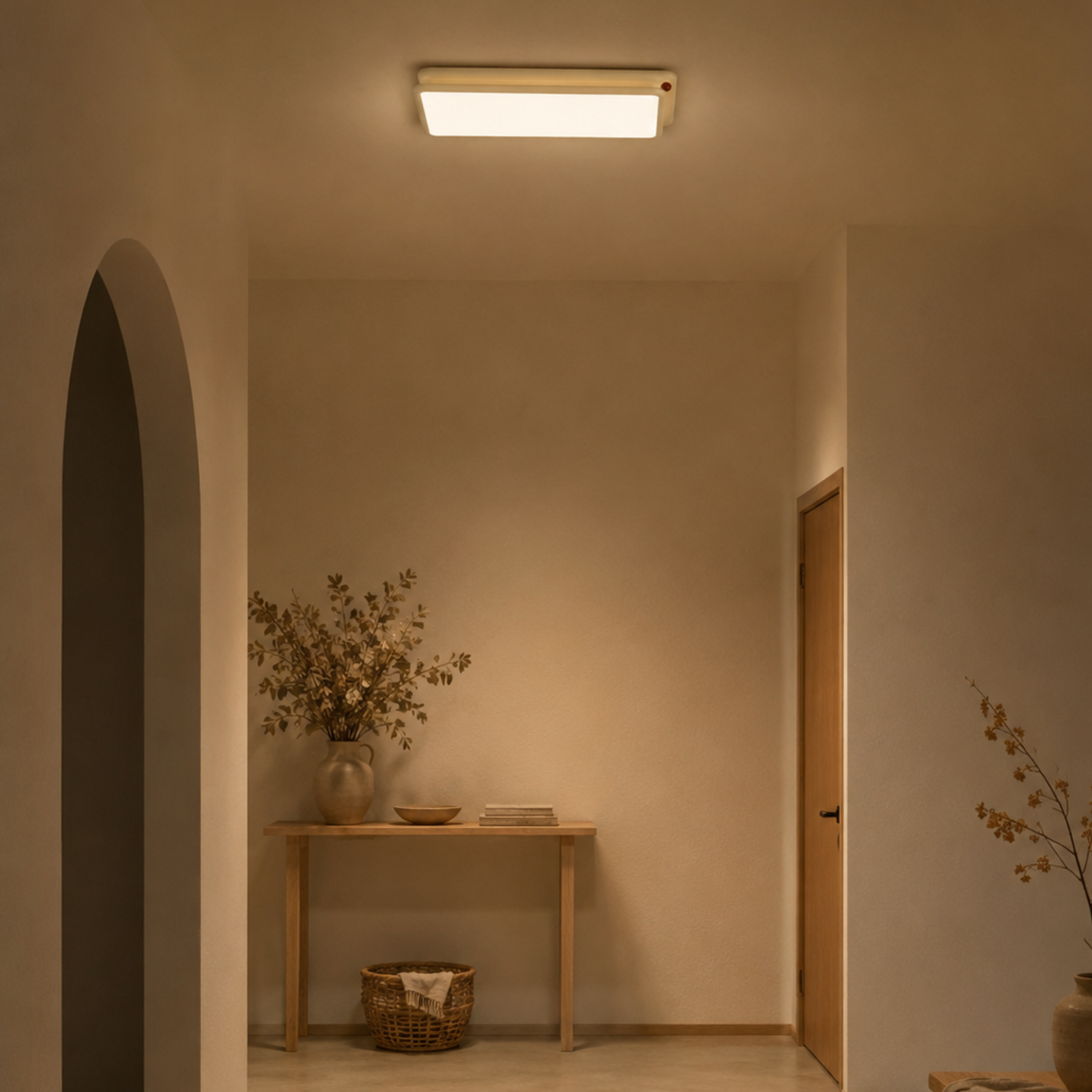 Plafoniera a soffitto LED moderna in acrilico e ferro