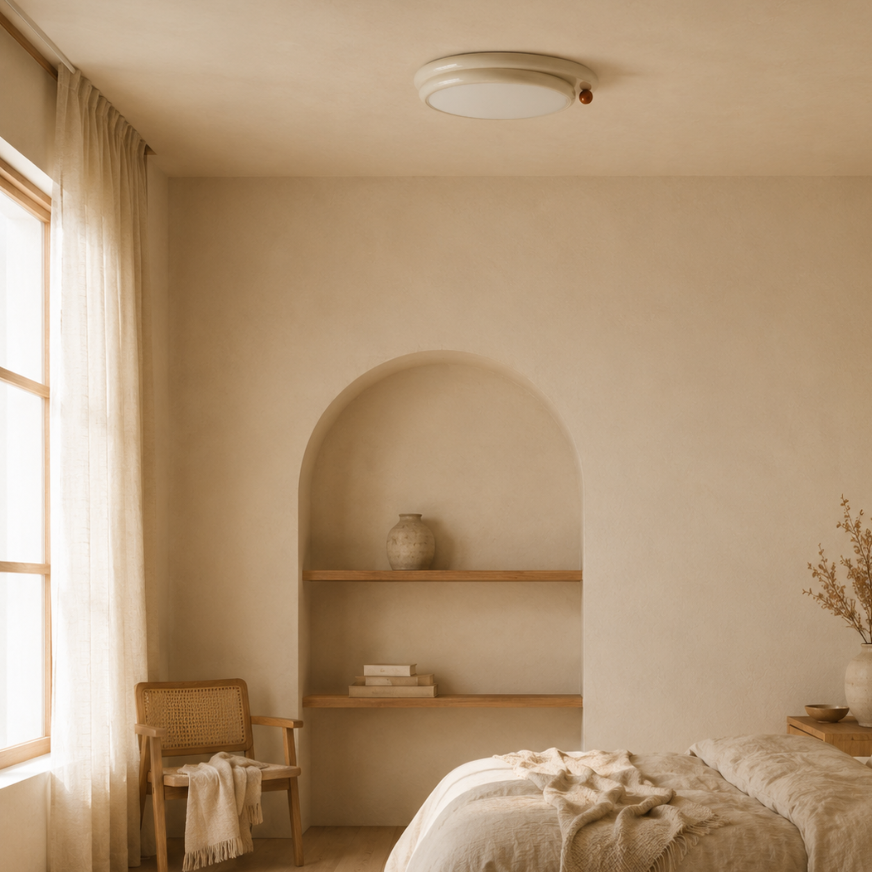 Plafoniera a soffitto LED moderna in acrilico e ferro