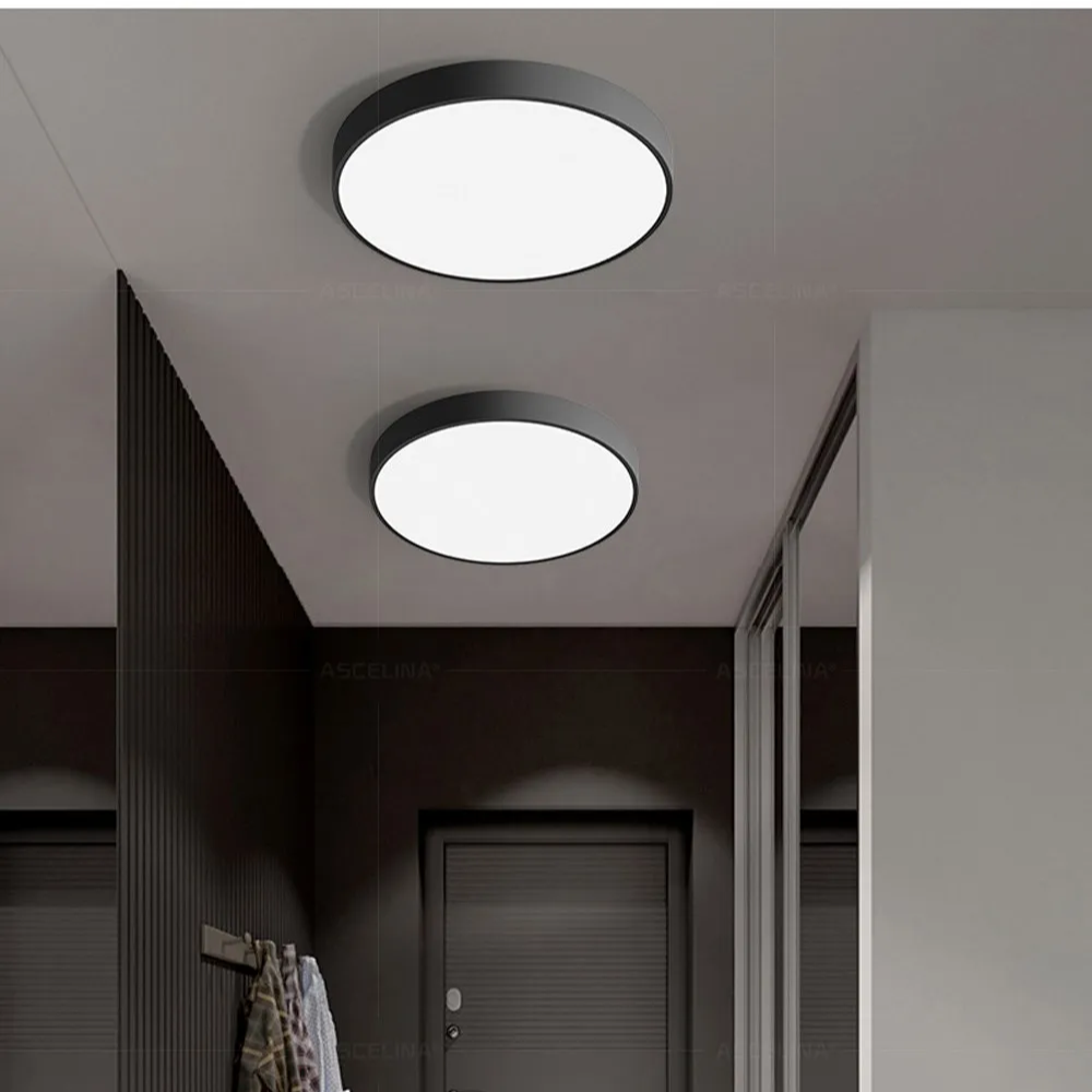 Plafoniera a soffitto LED tonda e sottile minimalista