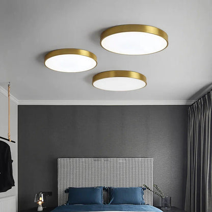 Plafoniera a soffitto LED tonda e sottile minimalista