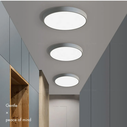 Plafoniera a soffitto LED tonda e sottile minimalista