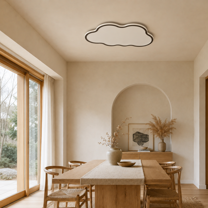 Plafoniera a soffitto moderna a forma di nuvola