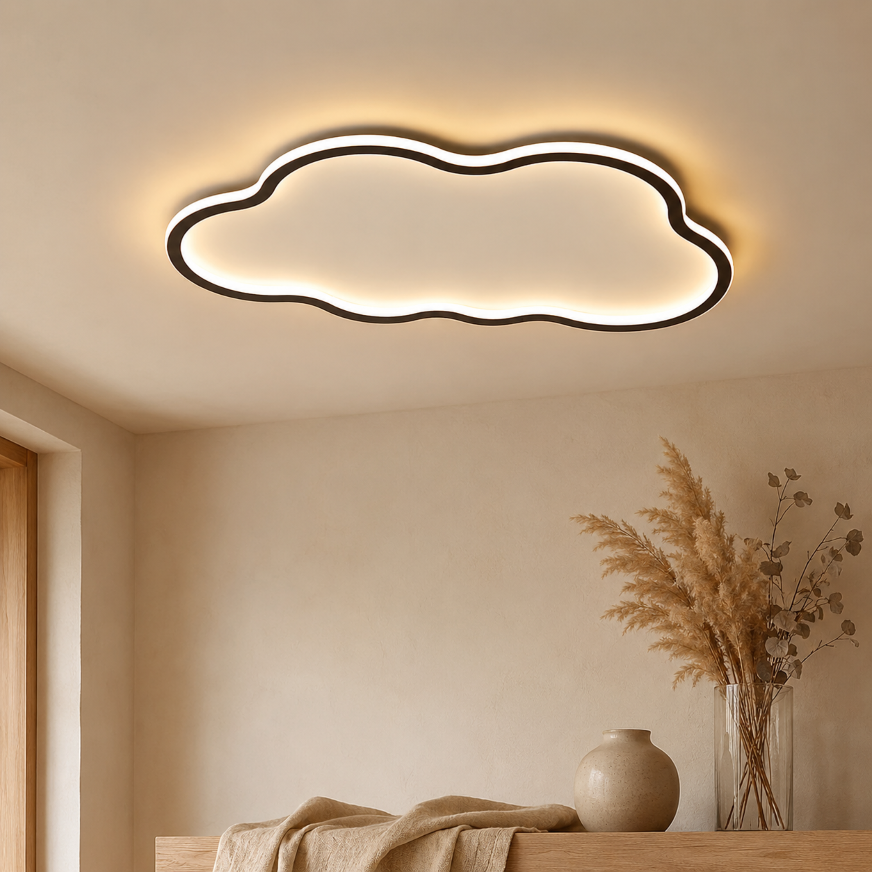 Plafoniera a soffitto moderna a forma di nuvola