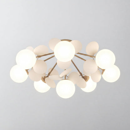 Plafoniera a soffitto moderna con design sferico