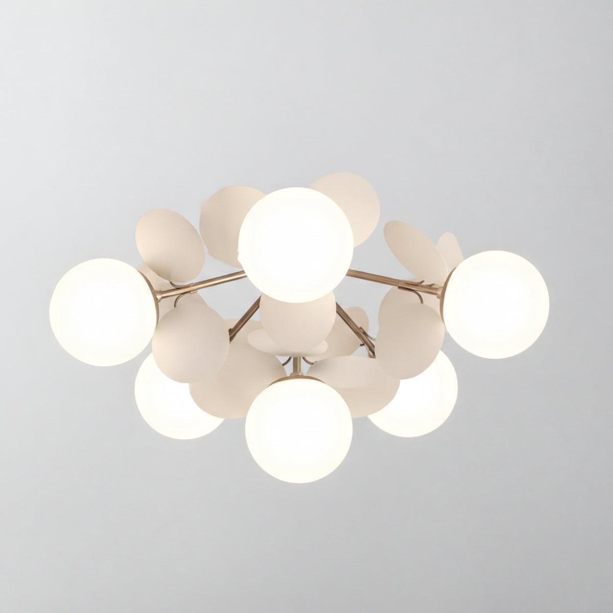 Plafoniera a soffitto moderna con design sferico