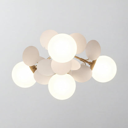 Plafoniera a soffitto moderna con design sferico