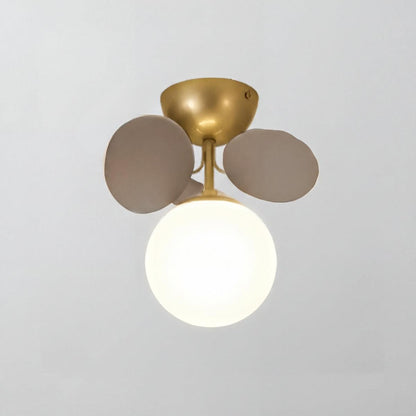Plafoniera a soffitto moderna con design sferico